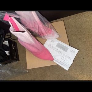 Pink Steve Madden booties